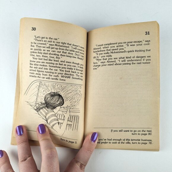 Vintage 80s Choose Your Own Adventure Book - Secret of the Pyramids #19 - Picture 9 of 10